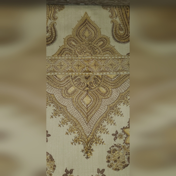 Pottery Barn Table Runner 18X92 Gold Cotton Beautiful - Picture 7 of 8